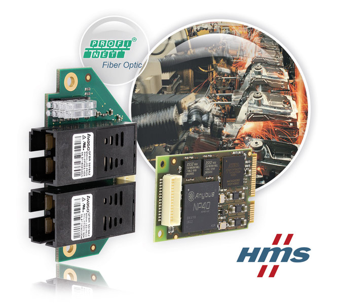 La tarjeta IXXAT INpact PCIe Mini permite que los  PCs se comuniquen en PROFINET IRT Fiber Optic